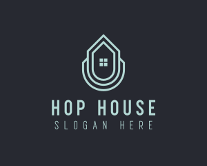 Roofing House Builder logo design