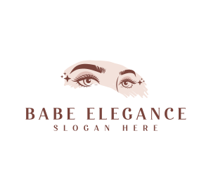 Elegant Cosmetic Eyelash logo design