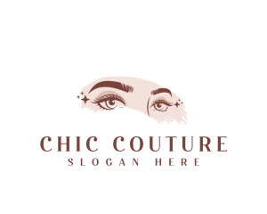 Elegant Cosmetic Eyelash logo design