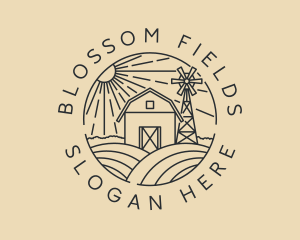 Farming Barn Field logo design