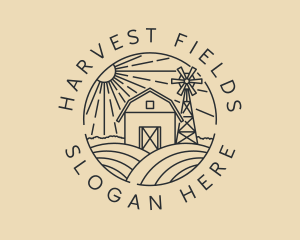 Farming Barn Field logo design