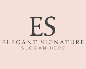 Elegant Style Brand logo design