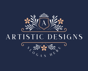 Floral Wedding Designer logo design