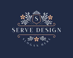 Floral Wedding Designer logo design