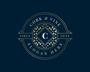 Elegant Vine Event logo design