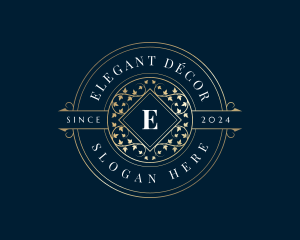 Elegant Vine Event logo design