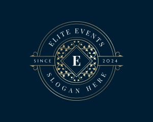Elegant Vine Event logo design