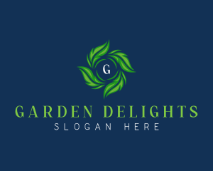 Leaf Gardening Theraphy logo design