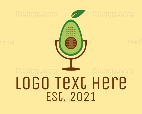 Avocado Podcast App Logo