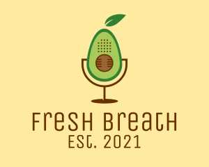 Avocado Podcast App  logo design