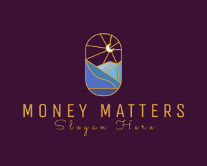 Stained Glass Moon Valley Logo
