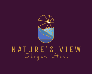 Stained Glass Moon Valley logo