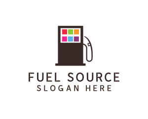 Petrol Pump Apps logo design
