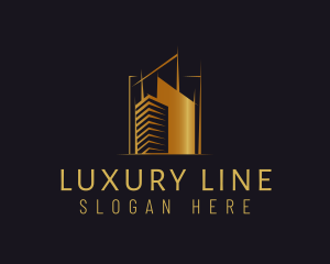 Luxury Building Developer logo design