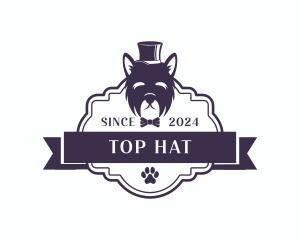 Yorkshire Dog Hat logo design