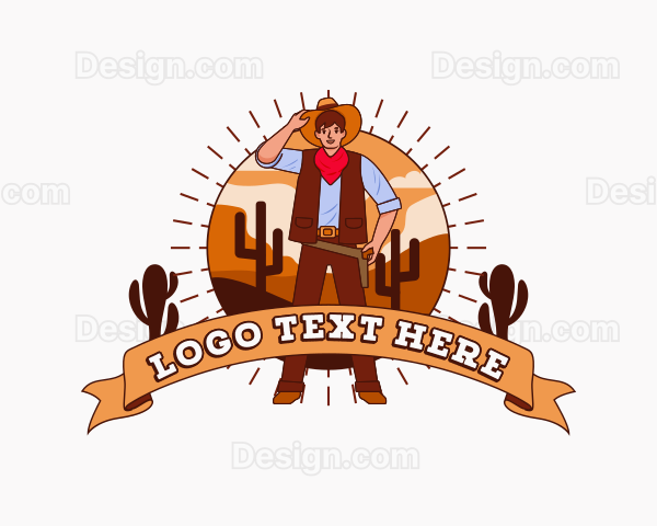 Wild West Cowboy Logo