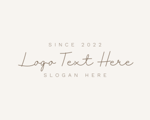 Elegant Script Stylist logo