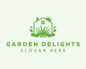 Home Backyard Garden logo design