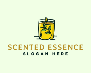 Scented Candle Wax logo design