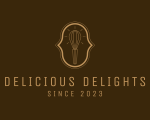 Kitchen Whisk Idea logo design