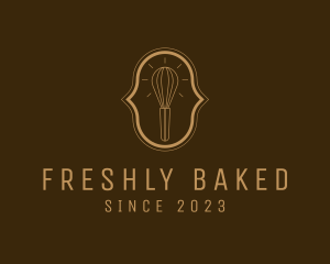 Kitchen Whisk Idea logo design