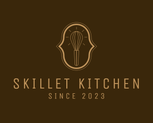 Kitchen Whisk Idea logo design