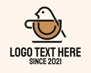 Bird Coffee Cup logo