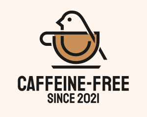 Bird Coffee Cup logo design