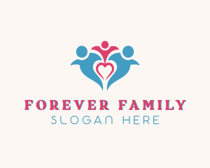 Heart Foundation Parenting logo design