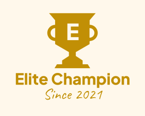 Golden Trophy Lettermark logo