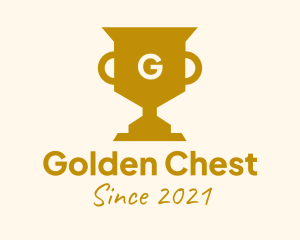 Golden Trophy Lettermark logo design