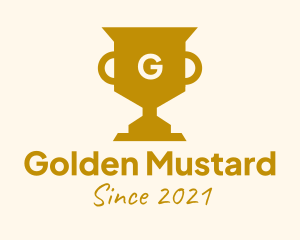 Golden Trophy Lettermark logo design