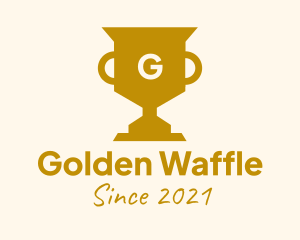 Golden Trophy Lettermark logo design