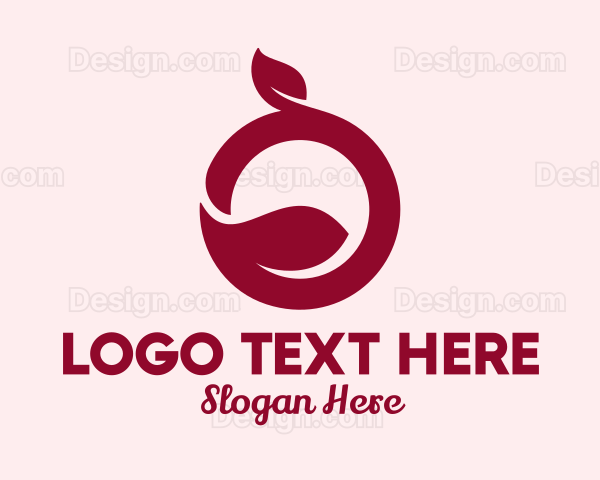 Red Luxury Spa Massage Logo