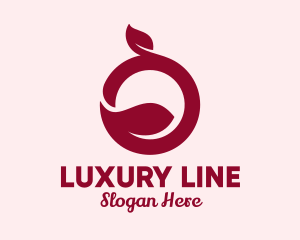 Red Luxury Spa Massage  logo design