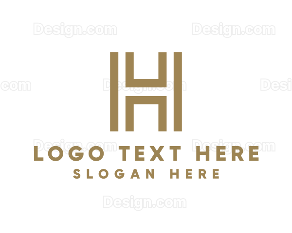 Elegant Modern Letter H Logo