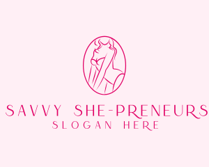 Bikini Lingerie Lady Logo