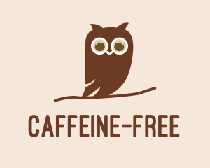 Brown Owl Bird Cafe logo design