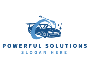 Pressure Washer Automotive logo design