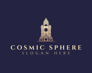 Gothic Cathedral Architecture logo design