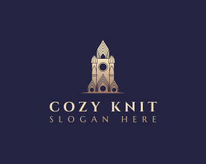 Gothic Cathedral Architecture logo design