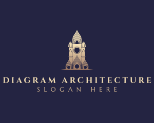 Gothic Cathedral Architecture logo