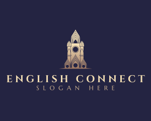 Gothic Cathedral Architecture logo design