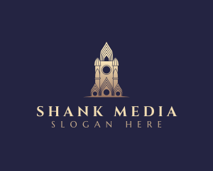 Gothic Cathedral Architecture logo design