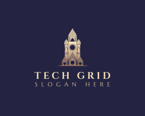 Gothic Cathedral Architecture logo