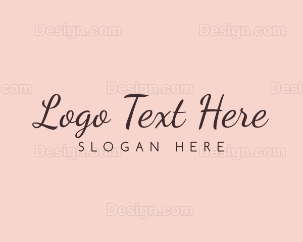 Luxury Feminine Beauty Logo