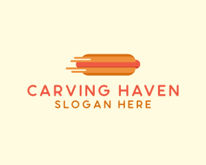 Fast Hot Dog Stand logo design