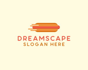 Fast Hot Dog Stand logo design