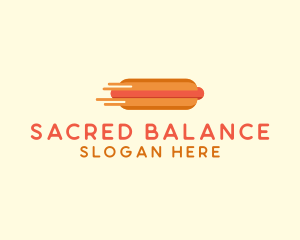 Fast Hot Dog Stand logo design