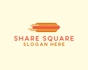 Fast Hot Dog Stand logo design